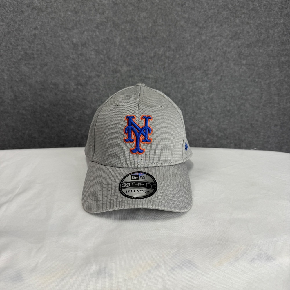 New Era New York Mets 39THIRTY Gray Stretch Fit Hat Small-Medium MLB Cap
